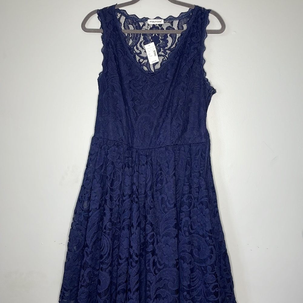 Maurices Midi Floral Lace Dress